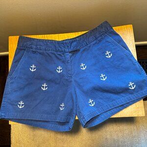 Castaway Clothing Nantucket Nautical Anchor Blue Shorts Shorts Size 6